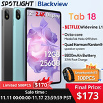 Blackview Tab 18 (12", Android 13, 12GB/256GB, Widevine L1, 4G) US$190.52 (~A$300.64) Shipped @ Blackview Global AliExpress