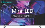Hisense Mini-LED 4K Smart TV U7KAU 65" $1218, 55" $918 / U6KAU 55" $818 + Delivery ($0 C&C) @ The Good Guys eBay