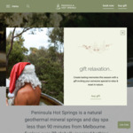 [VIC] 20% off Selected Bathing Experiences (e.g. Revitalise Bathing for $60 (Normally $75)) @ Peninsula Hot Springs