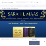 Win 1 of 4 Sarah J. Maas Collector’s Edition Book Packs from Bloomsbury