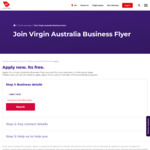 Join Virgin Australia Business Flyer, Book & Fly on at Least 1 Eligible Flight for 8500 Bonus Velocity Points @ Virgin Australia