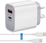 25W Fast Charger Dual Port USB C Quick Charging 3.0 $12.21 + Delivery ($0 with Prime/ $59 Spend) @ INNISTA via Amazon AU