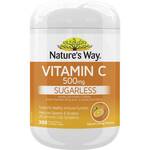 Nature's Way 500mg Chewable Vitamin C Tablets 300pk $8.40 @ Woolworths