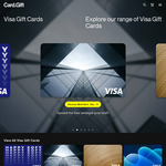 No Card Fees on Selected Digital Prepaid Visa Gift Cards @ Card.Gift