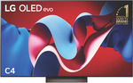 LG 65" OLED 4K EVO C4 Smart TV 24 $2995 ($2985 Price Beat Button) + $55 Delivery @ The Good Guys
