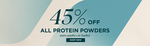 45% off All Protein Powders, $9.95 Delivery ($0 with $125 Order) @ MYPROTEIN