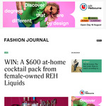 Win an Ultimate Party Bar Cart Worth $600 from Fashion Journal