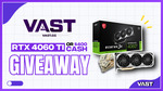 Win a 4060 Ti or $400 from Vast