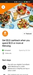 $10 Cashback When You Spend $15 or More at Menulog @ CommBank Yello (Activation Required)