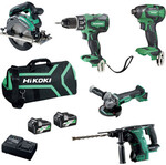 HiKoki 18V Brushless Tools: 5-Piece $999, 3-Piece + 2x Cases $594 Delivered @ Tool Kit Depot