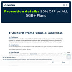 Flexiroam Travel eSIM: 50% off on ALL 5GB+ Plans @ Flexiroam