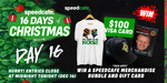 Win 1 of 16 Daily Prizes (Inc. Weber Baby Q BBQ + Merch) from Speedcafe