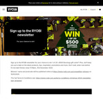 Win 1 of 20 $500 Bunnings eGift Cards from Ryobi Australia