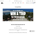 Win a 5-Night Maldives Surf Trip for 2 Worth $10,000 from Quicksilver