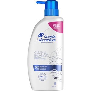Head & Shoulders Clean & Balanced Shampoo 850ml $13 (Was $26) @ Woolworths