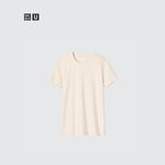 Women's Uniqlo U 100% Cotton Crew Neck T-Shirt $9.90 (Beige or Navy) + $7.95 Delivery ($0 C&C/ in-Store/ $75 Order) @ UNIQLO