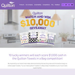 Win 1 of 10 Prizes of $1,000 from Quilton / ABC Tissue Products