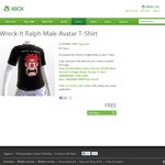 Free Xbox LIVE Wreck-It Ralph Avatar T-Shirt (Virtual/Digital)