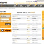 Tigerair $25 $50 $75 Sale ie (MEL-PER $75)