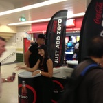 Free 200ml Coke Zero Cans Central Station Sydney