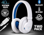 Philips Bluetooth Stereo Headset 2-Pack - White $39.98 + Shipping @ COTD
