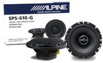 50% off RRP Alpine Type S SPS-610 Grills 240w / 80rms 6.5" 2 Way Coax Car Audio Speakers $79.99 @ SCE