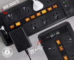 8-Outlet SURGE Protected Powerboard $19.99 Including Delivery @ COTD