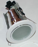 Down Light Fitting 95mm White E27 LED/Halogen/CFL $9 Inc Post Via eBay