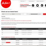 Air Asia All Destinations MegaSale: Including Kuala Lumpur Return PER $238, MEL $320, SYD $325