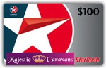 Win a $100 Caltex StarCash Gift Card from Majestic Caravans