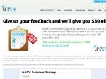 ICETV $30 discount if complete survey = $69 epg for 1 year