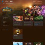 [Battle.net Online Store] World of Warcraft $6.23 (was $25) Warlords of Draenor $13.73 (was $55)