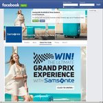 Win 2 Samsonite Cases & Two 4 Day Passes to The Melbourne Formula 1 (Total Value $1850)