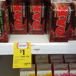 600ml Oak Chocolate Milk $1 @ Coles Chadstone VIC