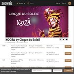 KOOZA by Cirque du Soleil - Sydney - Entertainment Quarter - Free Upgrade Offer