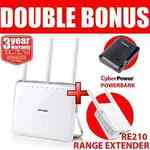TP-Link AC1900 ADSL2 Router D9 + BELKIN 2Port Surge Protector + Ranger Extender $200 at eBay Wireless1