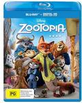 Zootopia: 3D + Blu-Ray + Digital HD $29.98, Blu-Ray + Digital HD $22.48, DVD $17.24 @ JB Hi-Fi