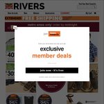 $0 Shipping on All Orders [No Minimum Spend] 40% Off Men's Polos/Shirts @ Rivers