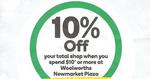  Woolworths Newmarket Melb (Flemington/ Kensington) - 10% off, $10 Min Spend