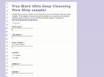FREE Bioré Ultra Deep Cleansing Pore Strip Sample (When U like The Biore Facebook Page)