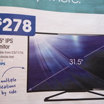 Philips 31.5 HD Monitor 3ms $278, Keji 50L Storage Box $5.50 @ Officeworks