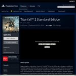 Titanfall 2 Standard Edition $57 on PSN Via Email Voucher Code