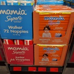 Mamia Baby Wipes Scented and Fragrance Free 480pk $6.99, Mamia Nappies Jumbo Pack $10.99 @ ALDI Camillo (WA)