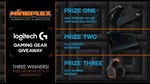 Win 1 of 3 Logitech Gaming Prizes from Mineplex