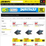 15% Off Surface Pro 4 at JB-HIFI