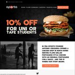 Buy 1 Burger Get 1 Free @ Oporto (Flame Rewards Members)