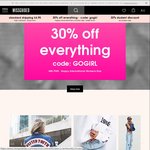 40% off at Missguided for International Womens Day