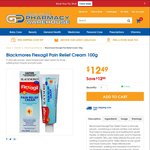 Blackmores Flexagil Pain Relief Cream 100g $12.49 Shipped @ Good Price Pharmacy Warehouse