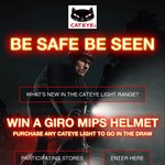 Win a Giro MIPS Helmet with Cateye Bicycle Light Purchase