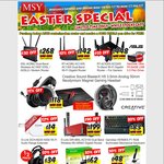 MSY Easter Sale (Mon 10/04 till Monday 17/04) ASUS VDSL DSL-AC68U Modem Router $268, (Free 64GB SanDisk Ultra Fit) Plus More